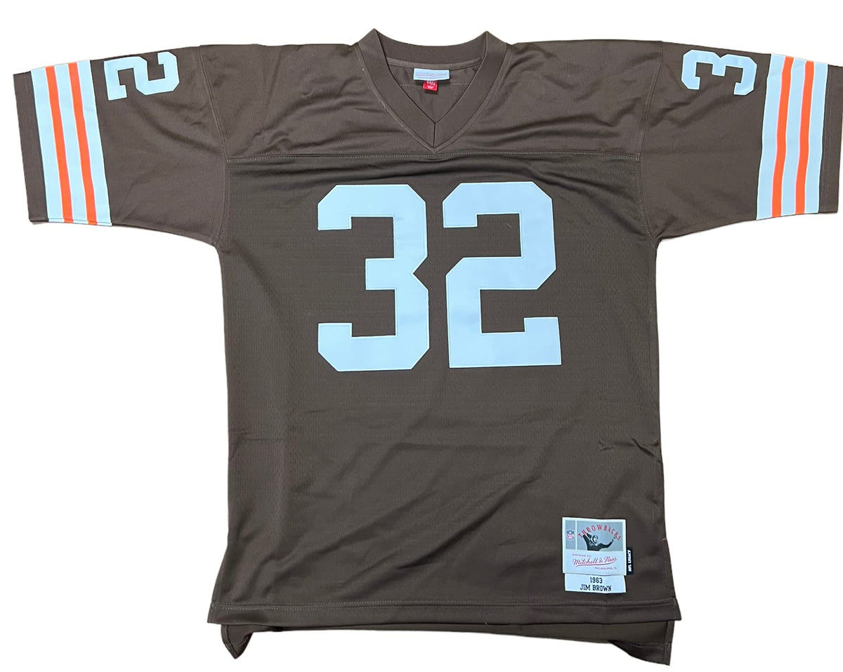 Shop Jim Brown Signed Cleveland Browns Mitchell & Ness Authentic