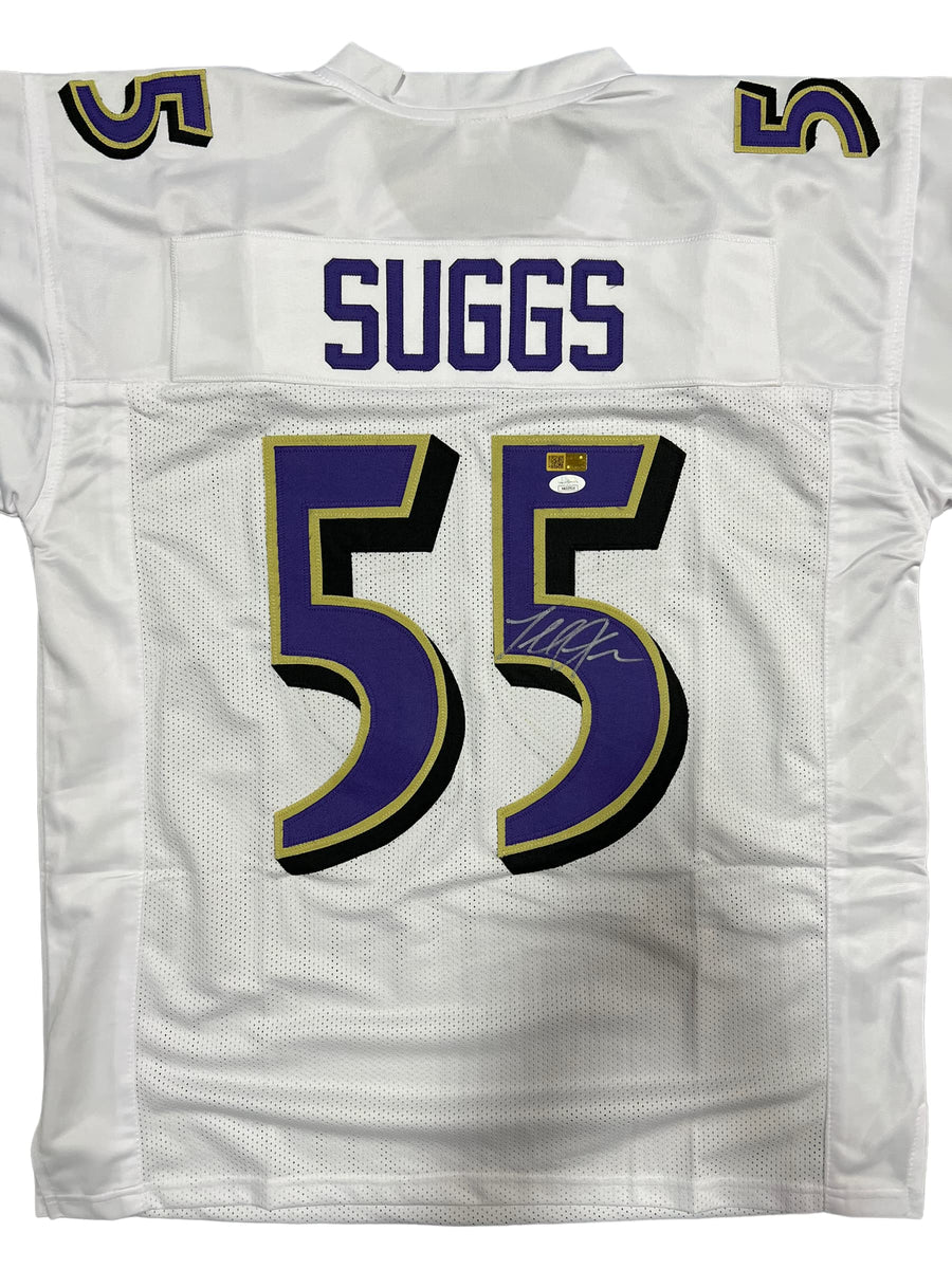 Terrell Suggs Baltimore Ravens Signed Autograph Custom Jersey