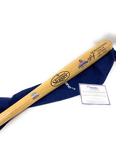 Kris Bryant Chicago Cubs Signed Autograph Limited Edition Blonde World Series Baseball Bat Fanatics Authentic Certified
