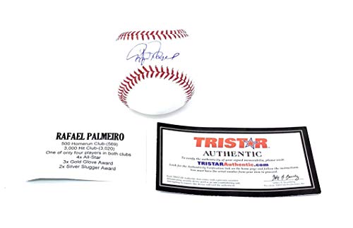 Rafael Palmeiro Baltimore Orioles Signed Autograph Official MLB Baseball Tristar Authentic Certified
