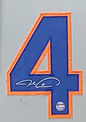 Jacob Degrom New York Mets Autograph Signed Custom Framed Jersey Grey Suede Matted 4 Picture Lojo Sports Certified