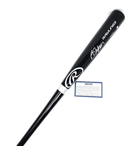 Bo Jackson Autographed Black Rawlings Bat Kansas City Royals