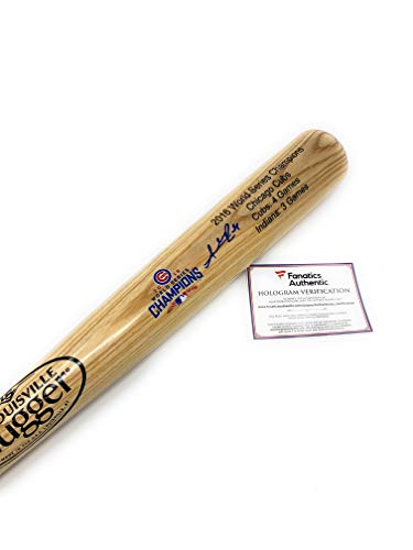 Addison Russell Chicago Cubs Signed Autograph Baseball Bat Limited Edition World Series Blonde Fanatics Authentic Certified
