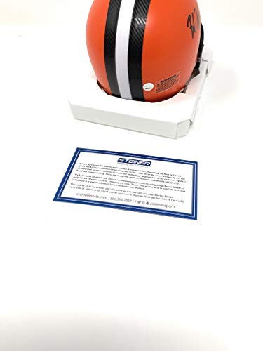 Baker Mayfield Cleveland Browns Signed Autograph Mini Helmet Steiner Sports Certified