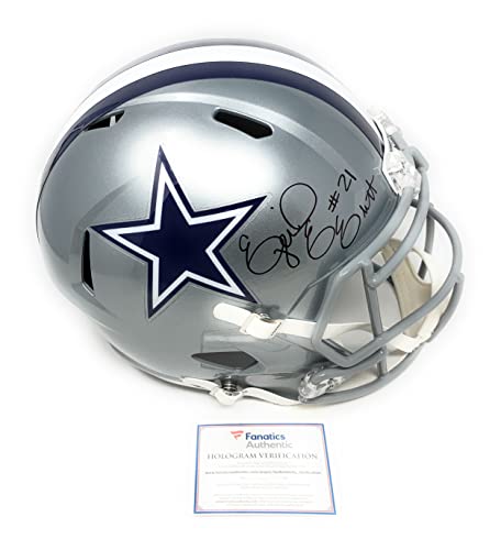 Ezekiel Elliott Dallas Cowboys Signed Autograph Speed Full Size Speed Helmet Fanatics Certified