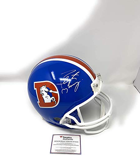 Peyton Manning Denver Broncos Signed Autograph On FIeld Proline Authentic Helmet 1975-1996 Fanatics Authentic Certified