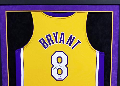 Kobe Bryant Los Angeles Lakers Autograph Signed Framed Authentic Stat Jersey  Limited Edition Numbered 4 Picture Sude Matted Gold Upper Deck Authentiated  Certified at 's Sports Collectibles Store