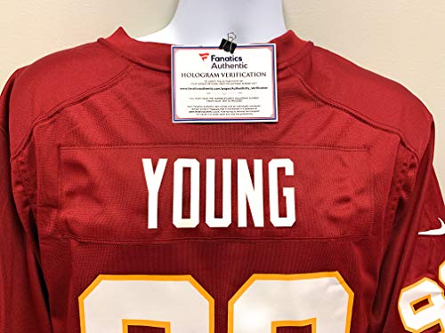 Chase Young Washington Football Team Signed Autograph Nike Game Jersey Fanatics Authentic Certified
