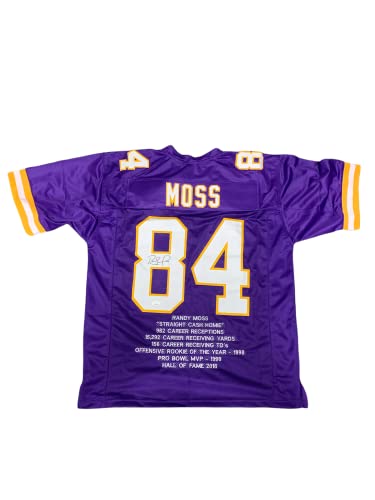 Randy Moss Signed Vikings Jersey (JSA COA)