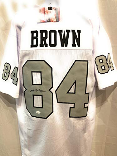 Antonio Brown Oakland Raiders Signed Autograph Color Rush Custom Jersey JSA Witnessed Certified