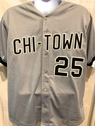 Jim Thome Chicago White Sox Signed Autograph Custom Jersey CHI TOWN Limited Edition JSA Certified