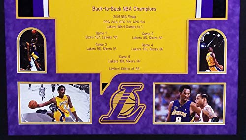 Kobe Bryant Los Angeles Lakers Autograph Signed Framed Authentic Stat –  MisterMancave