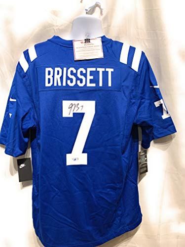 Jacoby Brissett Indianapolis Colts Signed Autograph Blue Nike Jersey Fanatics Authentic Certified