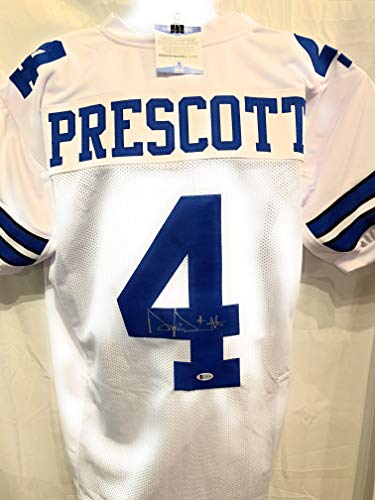 Dak Prescott Signed Cowboys Jersey (Beckett)