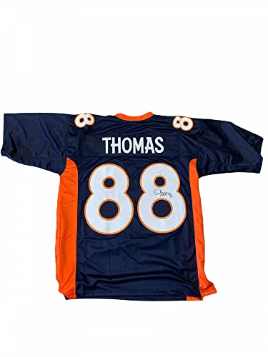 Demaryius Thomas Denver Broncos Signed Autograph Custom Jersey JSA Witnessed Certified