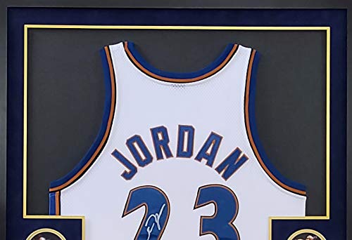 michael jordan signed jersey framed
