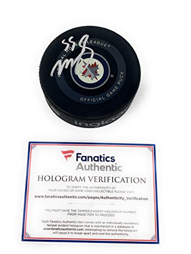 Mark Scheifele Winnipeg Jets Signed Autograph NHL Puck Fanatics Authentic Certified