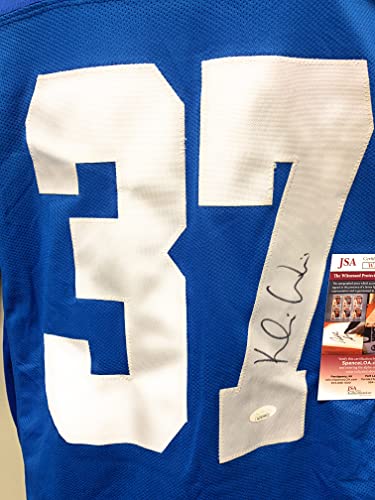 Khari Willis Indianapolis Colts Signed Autograph Custom Jersey Blue JSA Witnessed Certified