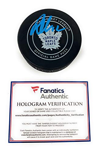 Patrick Marleau Toronto Maple Leafs Signed Autograph NHL Puck Fanatics Authentic Certified