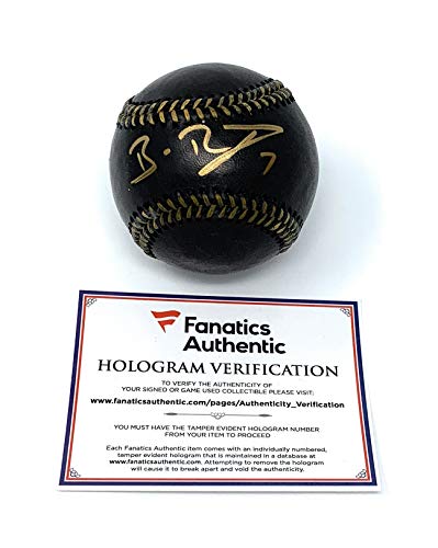 Ben Roethlisberger Pittsburgh Steelers Signed Autograph MLB Black Baseball Fanatics Authentic Certified