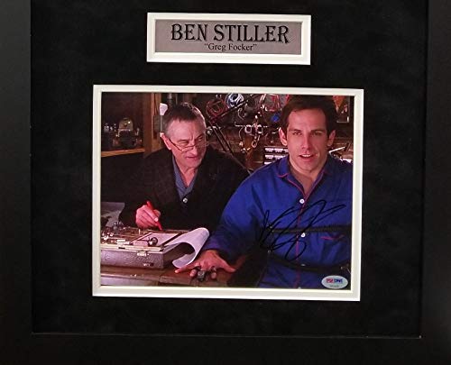 Ben Stiller Greg Focker Meet The Parents Movie Star Poster Signed Autograph Photo Custom Framed SUEDE MATTED 17x34 PSA/DNA Certified