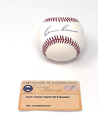 Kevin Costner Bull Durham Field Of Dreams Signed Autograph Official MLB Baseball Steiner Sports Certified