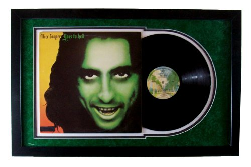 Mister Mancave Alice Cooper Professionally Framed Record Double Matted Goes to Hell