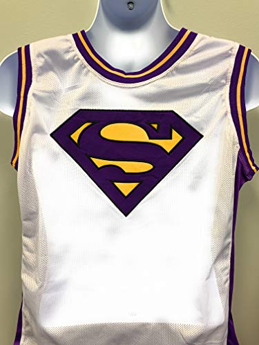 Shaquille O'Neal Los Angeles Lakers Signed Autograph Custom Jersey Superman Logo JSA Witnessed Certified