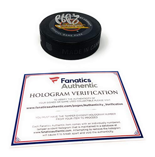 Brock Boeser Vancouver Canucks Signed Autograph NHL Puck Fanatics Authentic Certified