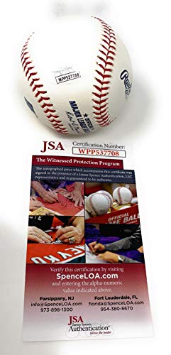 Domingo German New York Yankees Signed Autograph Official MLB Baseball JSA Witnessed Certified