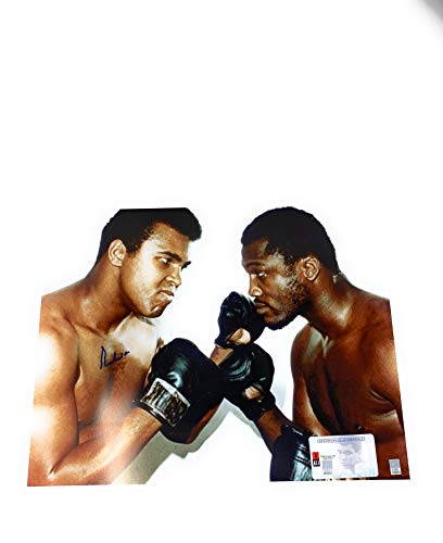 Muhammad Ali Boxing Signed Autograph 16x20 Photo Photograph W Joe Frazier Ali Authentic COA & Hologram