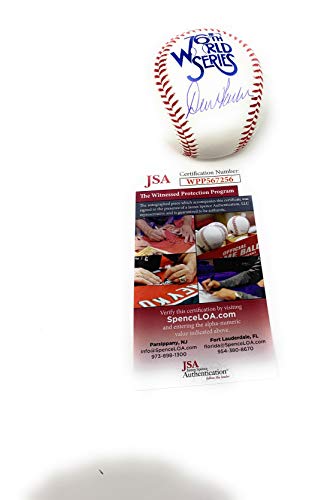 Dave Parker Milwaukee Brewers Signed Autograph Official 1979 World Series MLB Baseball JSA Witnessed Certified