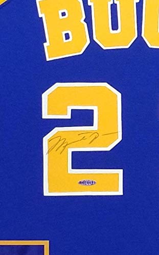 Michael Jordan Washington Wizards Upper Deck Autographed Blue Art Jersey