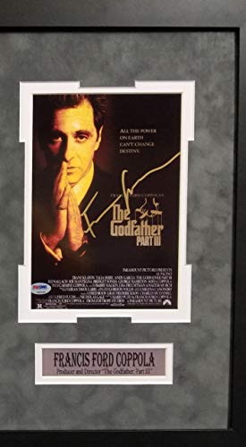 Francis Ford Coppola The Godfather III Movie Star Signed Autograph Photo Custom Framed 26x20 PSA/DNA Certified