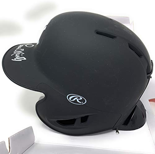 Paul O'Neill New York Yankees Signed Autograph Mini Helmet Rare Black Matte Licensed Helmet JSA Certified