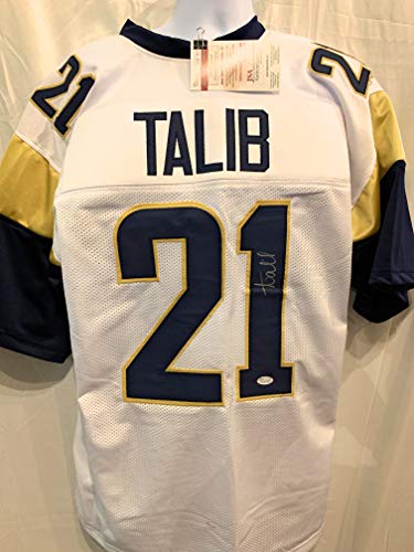 Aqib Talib Los Angeles Rams Signed Autograph White Custom Jersey