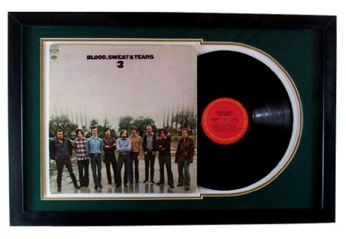 Mister Mancave Blood Sweat & Tears Professionally Framed Record Double Matted 3