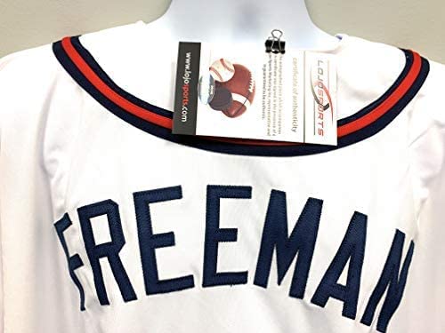 Freddie Freeman Atlanta Braves Signed Autograph Custom Jersey Red