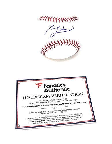 Ben Zobrist Chicago Cubs Signed Autograph Official MLB Baseball Fanatics Authentic Certified