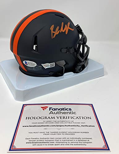 Baker Mayfield Cleveland Browns Signed Autograph Eclipse Speed Mini Helmet Fanatics Authentic Certified