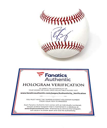 Peyton Manning Signed Autograph MLB Baseball Fanatics Authentic Certified