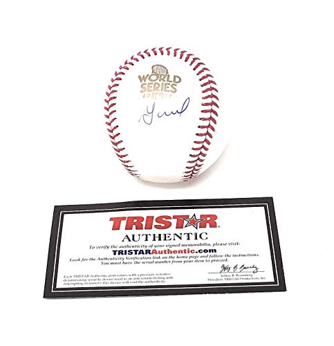 Jose Altuve Houston Astros Signed Autograph Official MLB World Series Baseball Tristar Authentic Certified