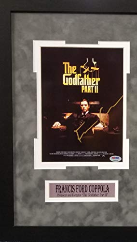 Francis Ford Coppola The Godfather II Movie Star Signed Autograph Photo Custom Framed 26x20 PSA/DNA Certified
