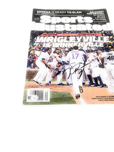 Kris Bryant Chicago Cubs Signed Autograph Sports Illusttrated Magazine MLB Hologram Authentic Certified