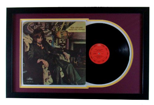 Rod Stewart Professionally Framed Record Double Matted Never a Dull Moment