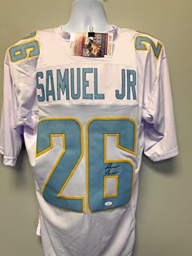 Asante Samuel Jr Los Angeles Chargers Signed Autograph Custom Jersey White  JSA Witnessed Certified at 's Sports Collectibles Store