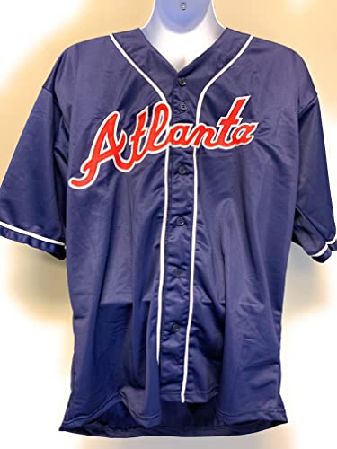 Freddie Freeman Atlanta Braves Signed Autograph Custom Jersey Blue