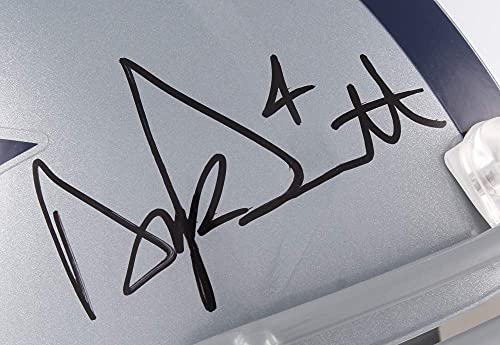 Dak Prescott Dallas Cowboys Signed Autograph Full Size Speed Helmet DAK Hologram & JSA Witnessed Certified