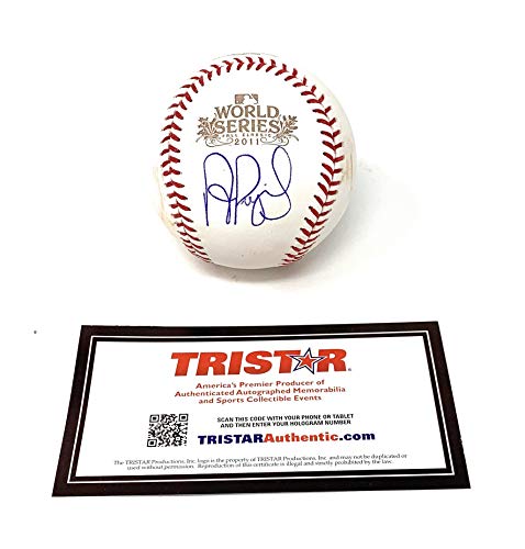Albert Pujols St. Louis Cardinals Signed Autograph Official MLB 2011 World Series Baseball Tristar Authentic Certified