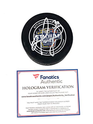 Matt Murray Pittsburgh Penguins Signed Autograph NHL Puck Stadium Series Fanatics Authentic Certified